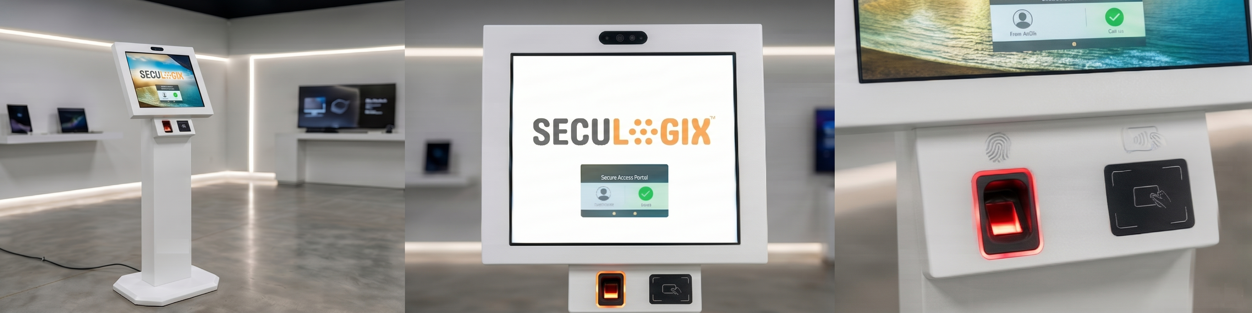 SecuLogix Smart Kiosk Platform — RFID, Fingerprint, and Face-Based Authentication for Self-Service Applications